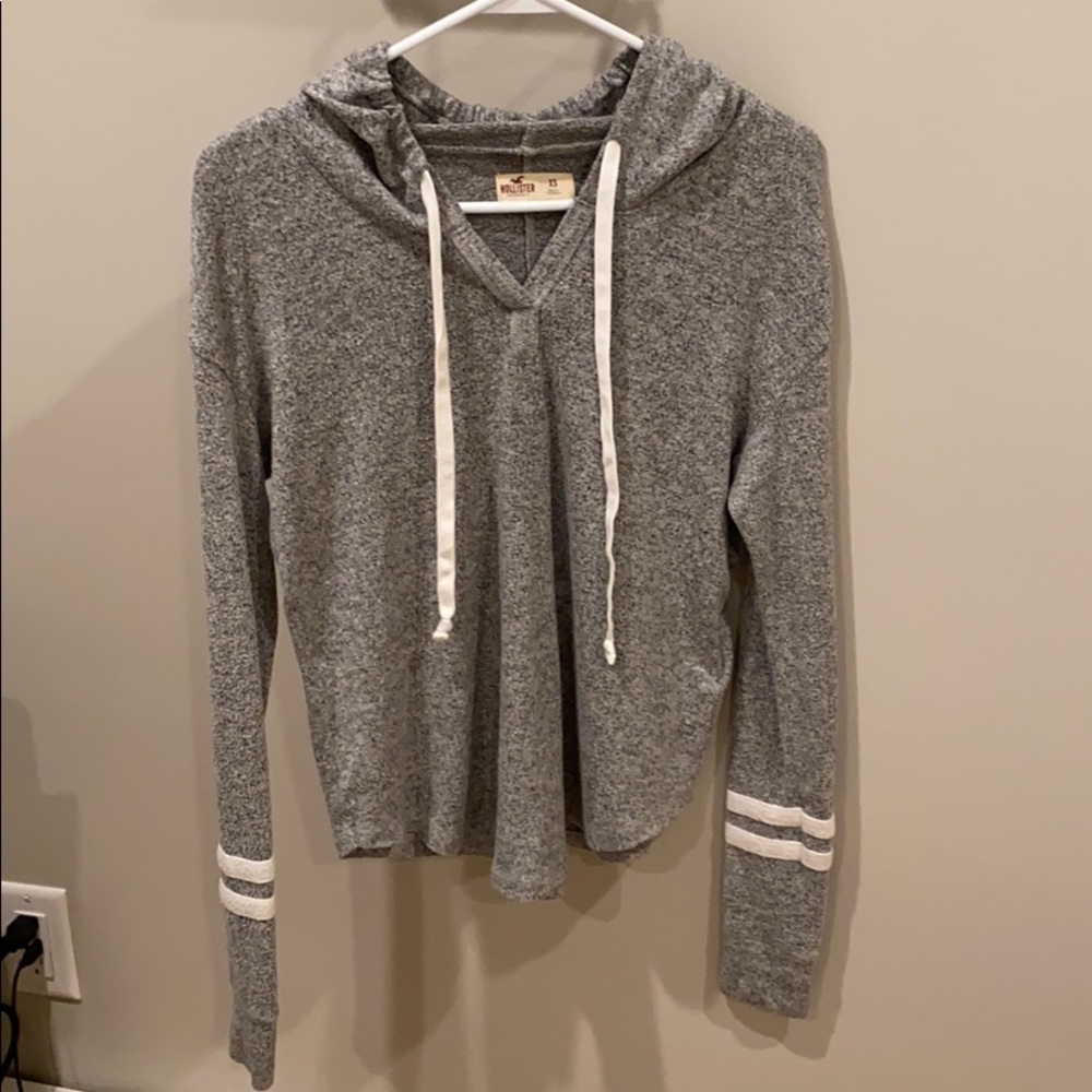 Hollister XS gray hoodie